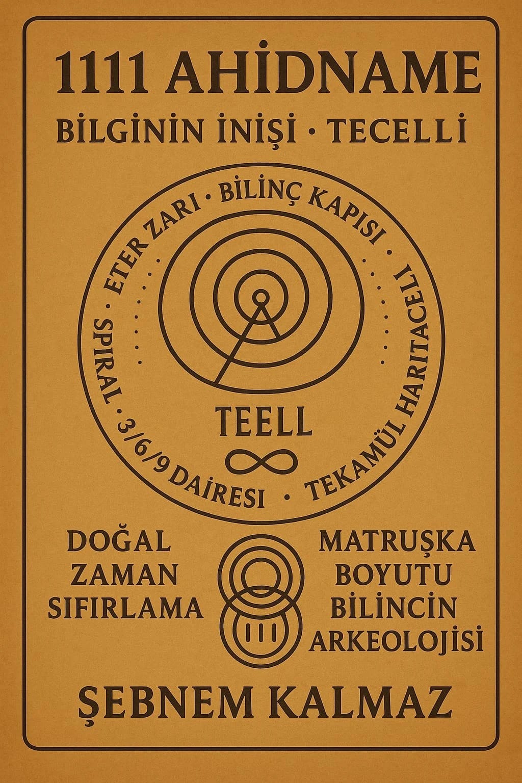 1111 AHİDNAME  TECELLİ